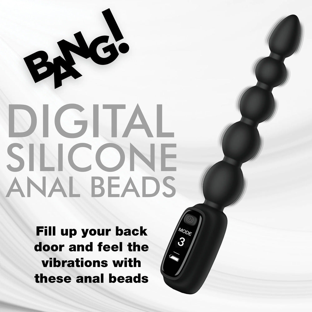 Play Hard Digital Silicone Anal Beads